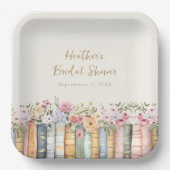 Boek Thema Bruiloft Papieren Borden Bordje (Voorkant)