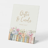 Boek Thema Cadeaubordje Reclamebord Met Voetstuk (Voorkant)