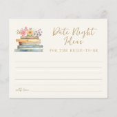 Boek Thema Date Night Kaart (Voorkant)