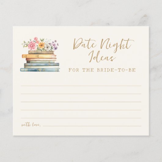 Boek Thema Datum Nacht Kaart (Voorkant)