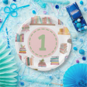 Boek thema Eerste Verjaardag Bord (Feest)
