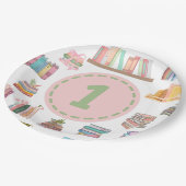 Boek thema Eerste Verjaardag Bord (Gekanteld)