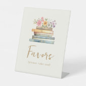 Boek Thema Favorieten Sign Reclamebord Met Voetstuk (Voorkant)