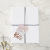 Boek Thema Roze Pompoen Baby shower Favor Cadeaulabel (Met Touw)