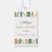 Boek Thema Sprookjesboek Baby Shower Favor Cadeaulabel (Voorkant)