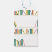 Boek Thema Sprookjesboek Baby Shower Favor Cadeaulabel (Achterkant)