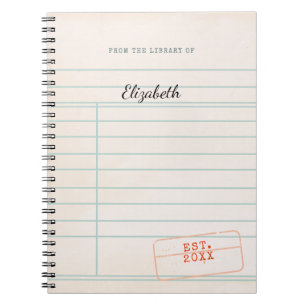 Boek Thema Vintage Bibliotheek Boekachtig Letterku Notitieboek