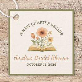 Boek Thema Vrijgezellenfeest - Waterverf Bloemen Bedankjes Labels