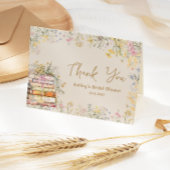 Boek Thema Wildflower Vrijgezellenfeest Dank u kaa Bedankkaart