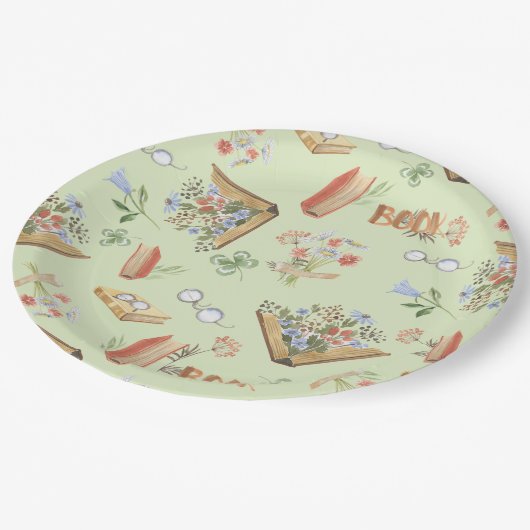 Boek Themapapieren Borden Papieren Bordje (Gekanteld)