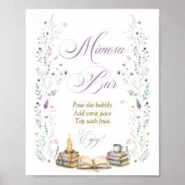 Boek Thematische Bruiloftsfeest Mimosa Bar Poster