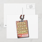 Boek Tour Superstar! Briefkaart (Voorkant / Achterkant)