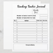 Boek Tracker Planner Lezing Journal Neutraal (Voorkant / Achterkant)