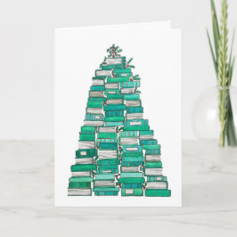 Boek Tree Christmas Kaart