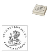 Boek Uit De Bibliotheek Gotische Bloemrijke Schede Rubberstempel (Gestempeld)