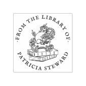 Boek Uit De Bibliotheek Gotische Bloemrijke Schede Rubberstempel (Afrduk)