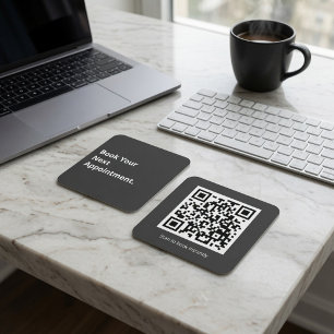 Boek uw volgende afspraak QR-code Vierkante Visitekaartje