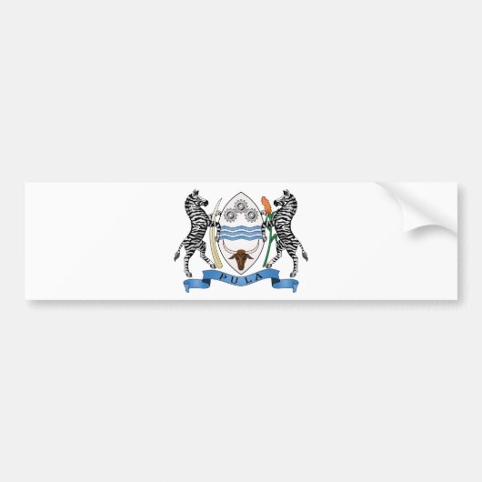 Boek van Botswana Bumpersticker (Voorkant)