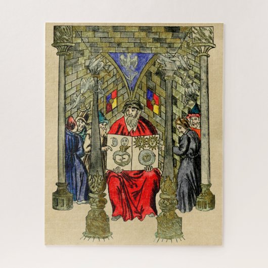 Boek van de Alchemie en de Hermetische Kunsten Legpuzzel (Verticaal)