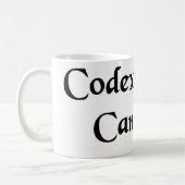 Boek van de canonwet koffiemok (Links)