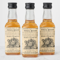 Boek van de culinaire gif van de 1820 antiek sched