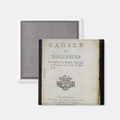 Boek van de klachten" magneet (Voorkant / Achterkant)