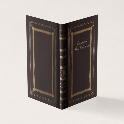 Boek van de liefde details bijsluiter kaart (Buitenkant)