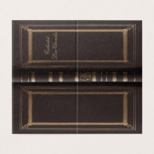 Boek van de liefde details bijsluiter kaart (Buitenkant ongevouwen)