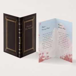 Boek van de liefde details bijsluiter kaart