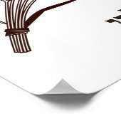 Boek van de Ruth Hebrew Quote - voor Shavuot Poster (Hoek)