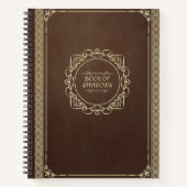 Boek van de schaduwen verontruste bruin  tijdschri (Voorkant)