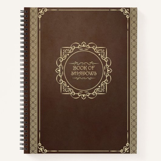 Boek van de schaduwen verontruste bruin  tijdschri (Voorkant)