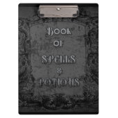 Boek van de spreuken en drankjes klembord (Voorkant)