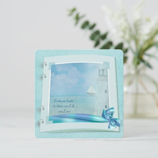 Boek van de vuurtoren kaart (Staand voorkant)