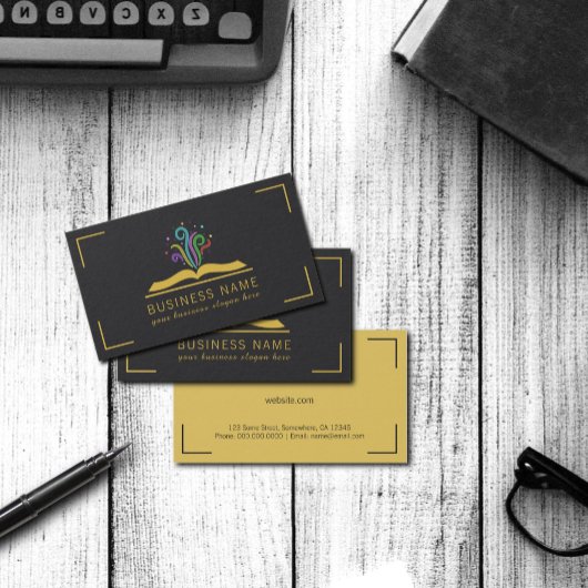 Boek van Dreams Magic Fantasy Schrijver Boekhandel Visitekaartje