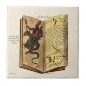 Boek van gedistilleerde dranken tegeltje (Voorkant)