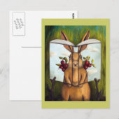 Boek van geheimen 4-Het konijnenverhaal Briefkaart (Voorkant / Achterkant)