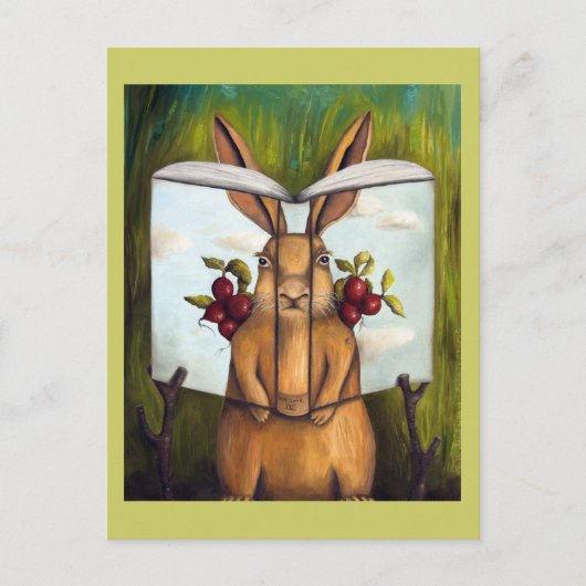 Boek van geheimen 4-Het konijnenverhaal Briefkaart (Voorkant)