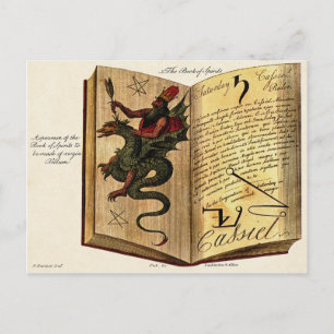 Boek van het Briefkaart van gedistilleerde dranken