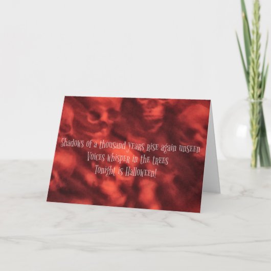 BOEK VAN HET DODE WENSKAART BEDANKKAART (Voorkant)