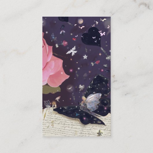 Boek van het Visitekaartje Fairy Tales (Achterkant)