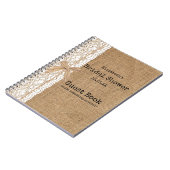 Boek van het Vrijgezellenfeest van het Afbeelding Notitieboek (Linkerzijde)