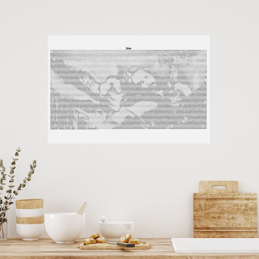 Boek van John (volledige KJV-tekst) Poster (Keuken)