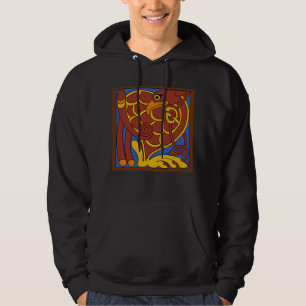 Boek van Kells Keltische knoop middeleeuwse vogel Hoodie