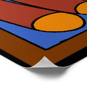 Boek van Kells Keltische knoop middeleeuwse vogel Poster (Hoek)