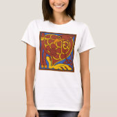 Boek van Kells Keltische knoop middeleeuwse vogel T-shirt (Voorkant)