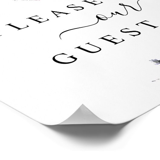 Boek van lentesbloem poster (Hoek)