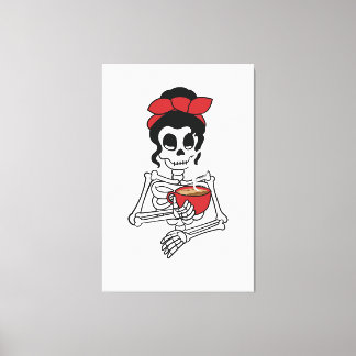 Boek van Mormon Musical Spooky Mormon Hell Dream P Canvas Afdruk