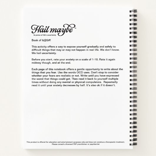 Boek van &@$#! -Notitieboek (Achterkant)