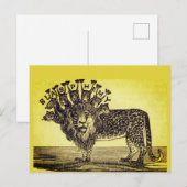 Boek van Openbaring Blasfemie Beast Briefkaart (Voorkant / Achterkant)